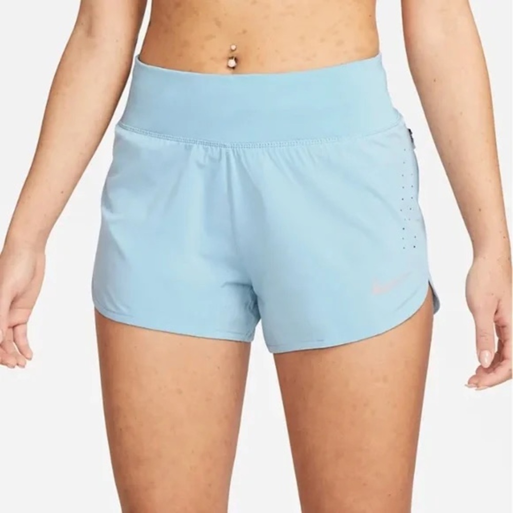 Nike Women's Sky Blue Athletic Shorts